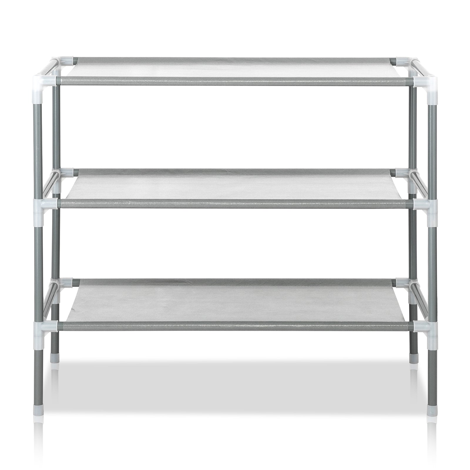 Three-Tier Stackable Shoe Rack