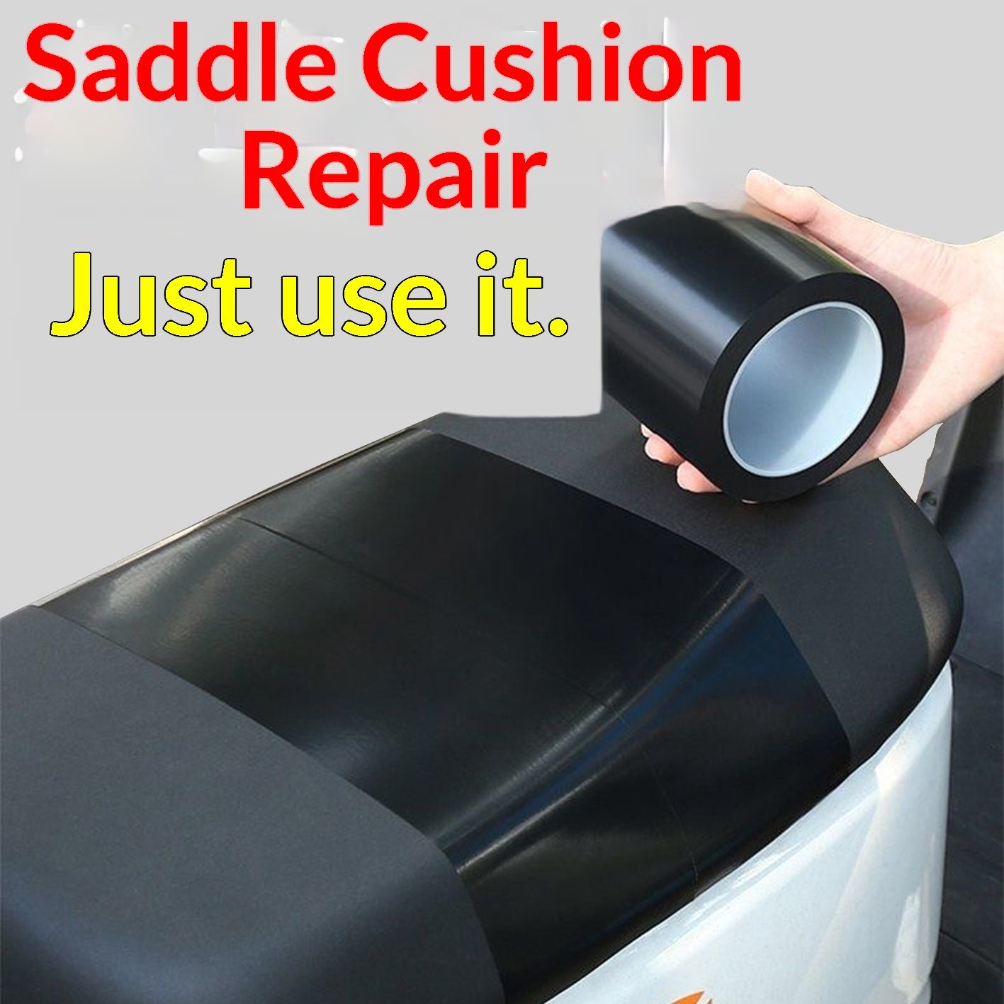 Black Leatherette Seat Repair Tape
