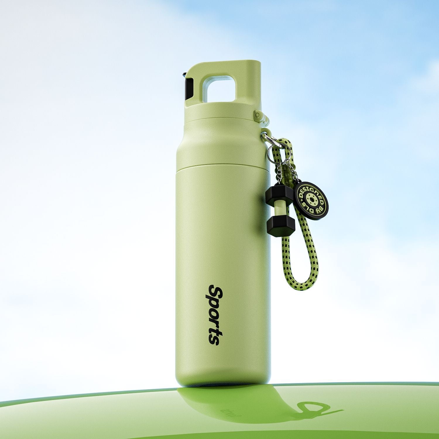 One-Click Quick Open Water Bottle