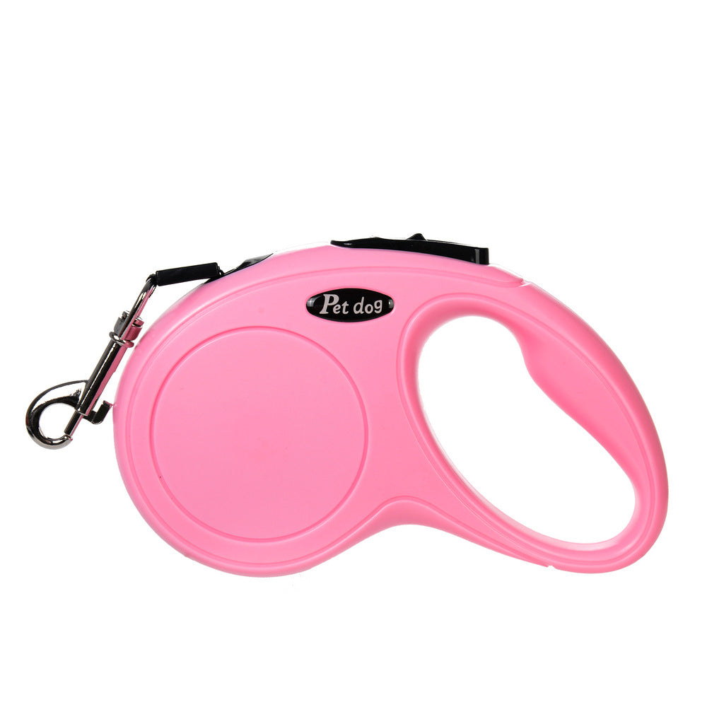 Retractable dog leash for daily walks