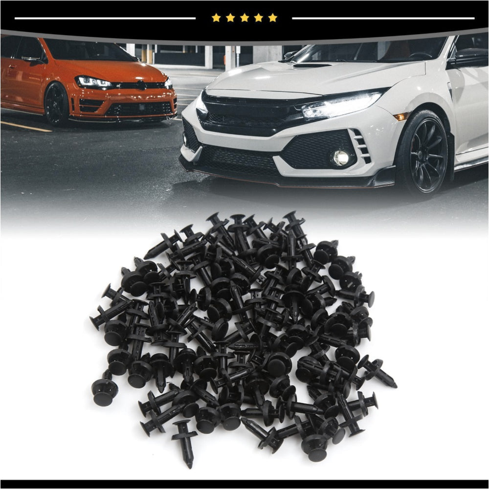 Plastic Push-In Auto Rivet Clips
