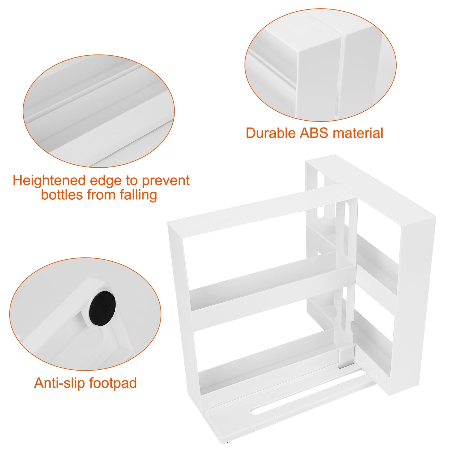 Swivel Cabinet Spice Organizer Shelf