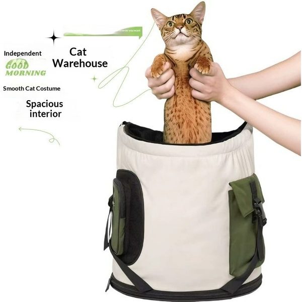 Cat Backpack Carrier with Shoulder Straps