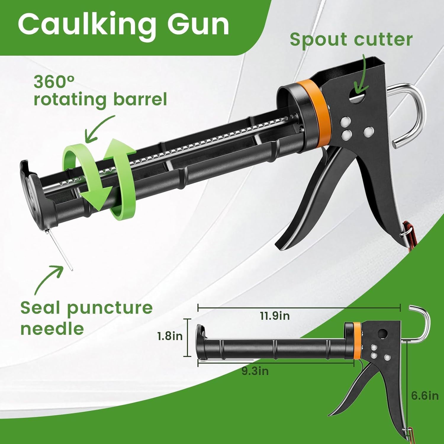 Caulk Gun Tool Set for Grout Sealing