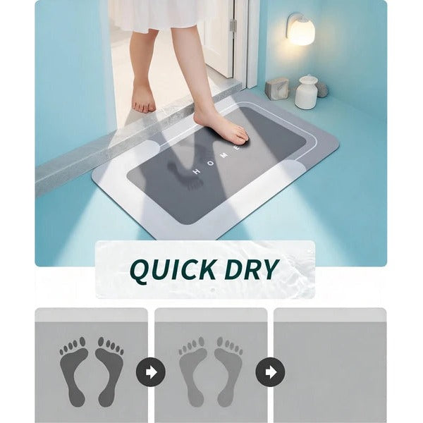 3-Piece Quick-Drying Bath Mat Set